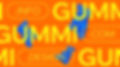 Orange background with graphic text reading ‘Gummi.com/.net/.info’